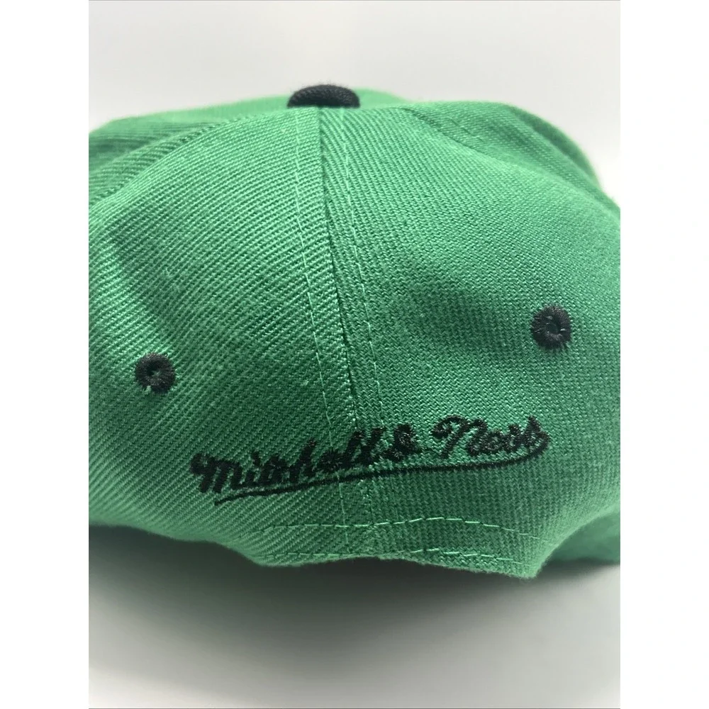 NFL New York Jets Mitchell & Ness Arch Logo Snapback Hat Cap Green Black